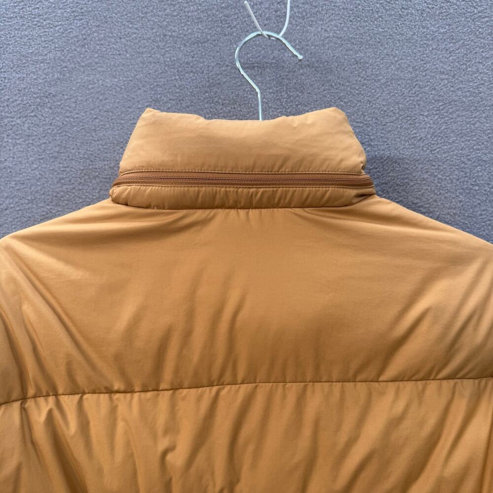 Patagonia Mens Silent Down Jacket 27930 Nest Brown Small Hidden Hood Full Zip - Picture 7 of 16